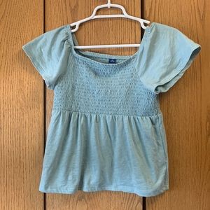 Old Navy girls light blue shirt